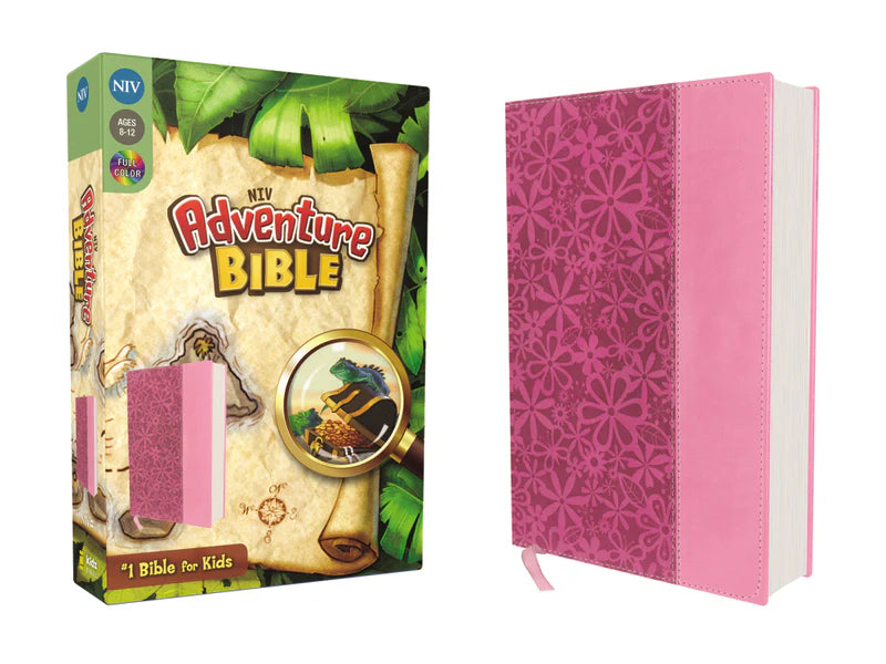 Adventure Bible - NKJV #1 Bible for Kids - Pink Rasperry