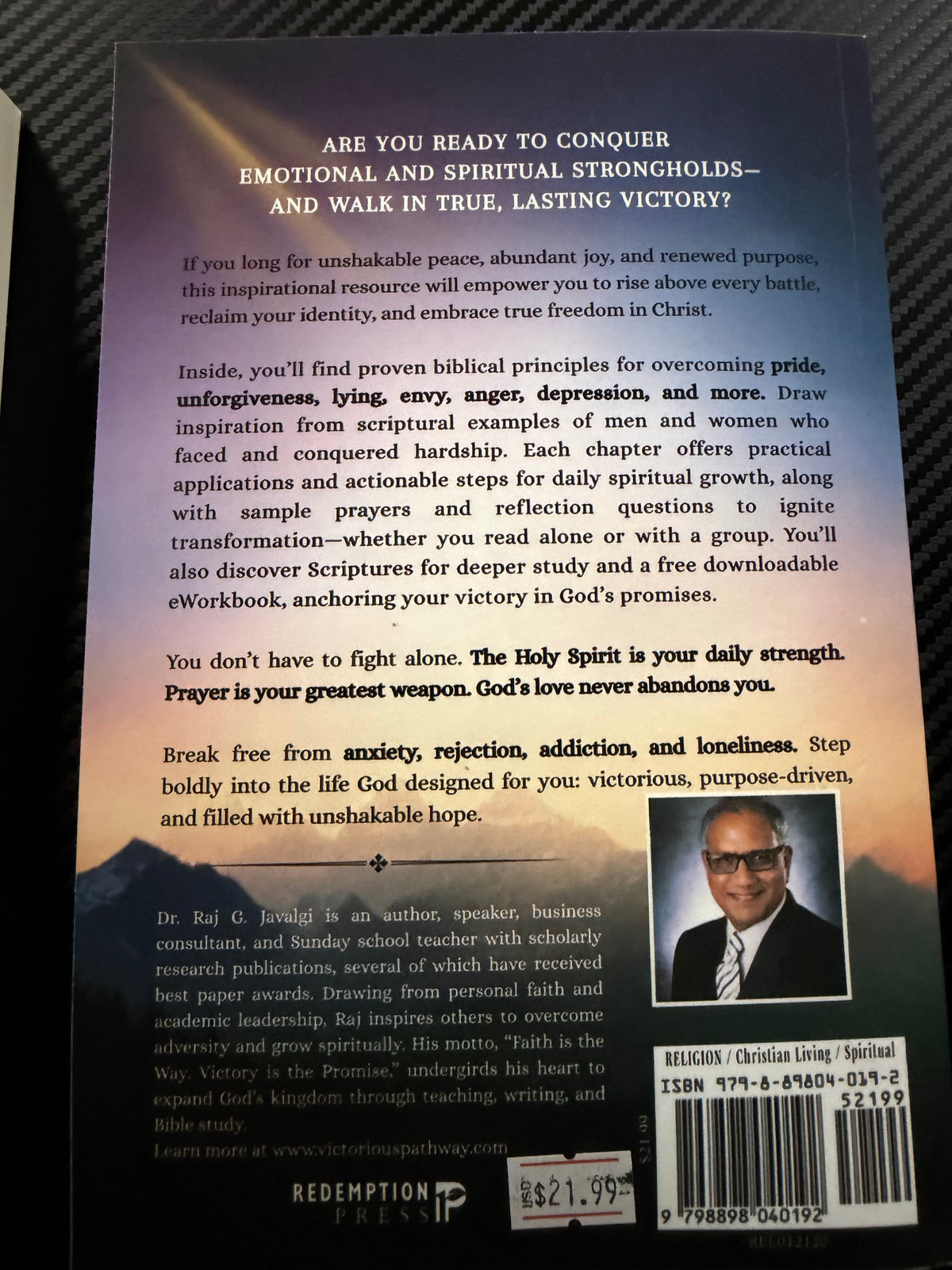Conquering Life's Battles by Dr. Raj G.Javalgi