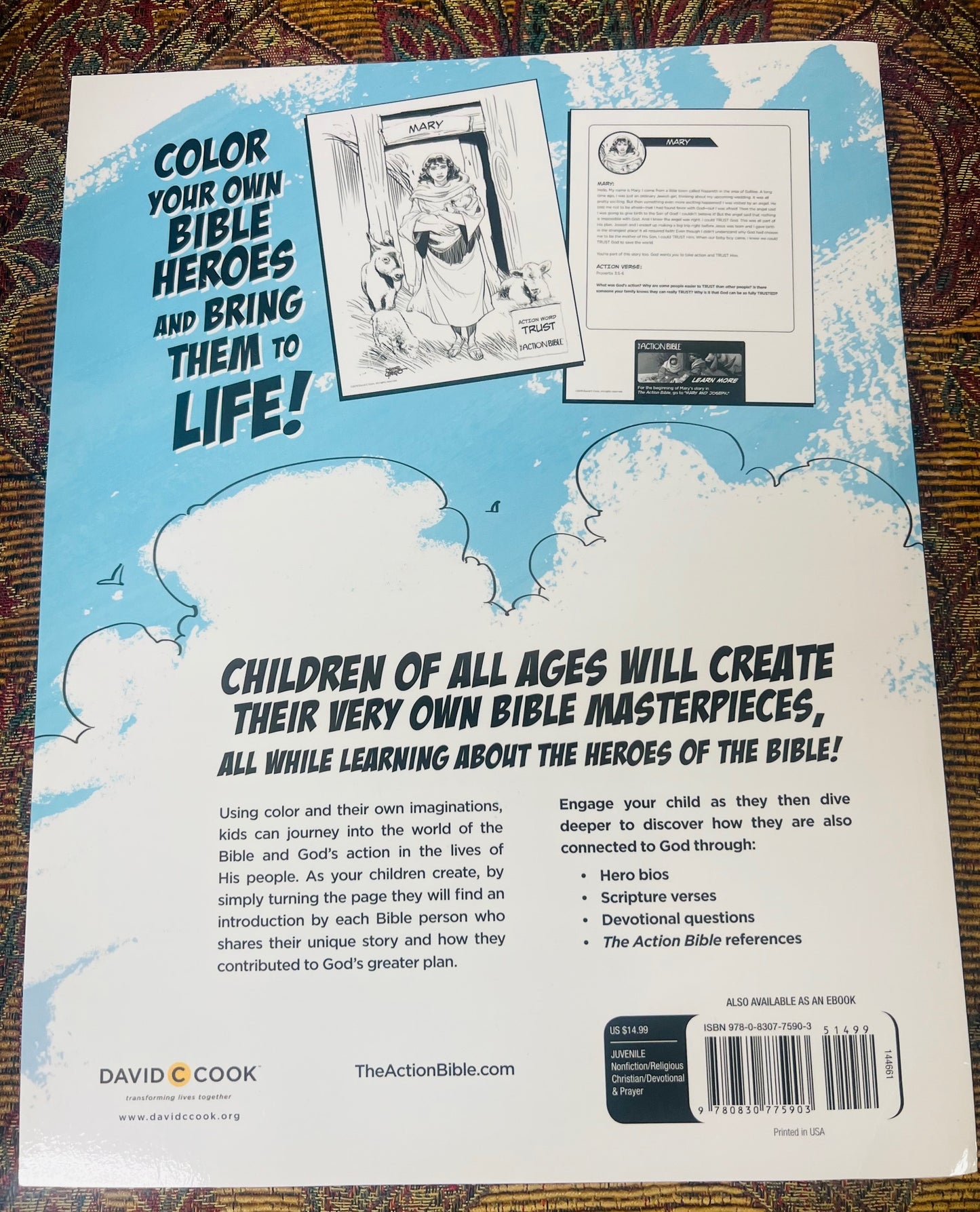 The Action Bible COLORIN BOOK