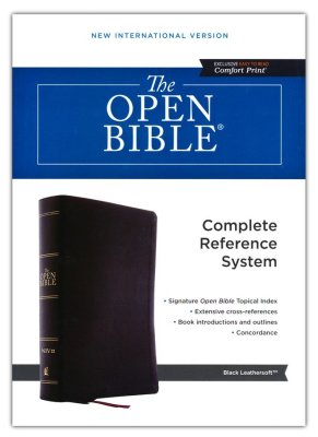 The Open Bible NIV- Complete Reference System