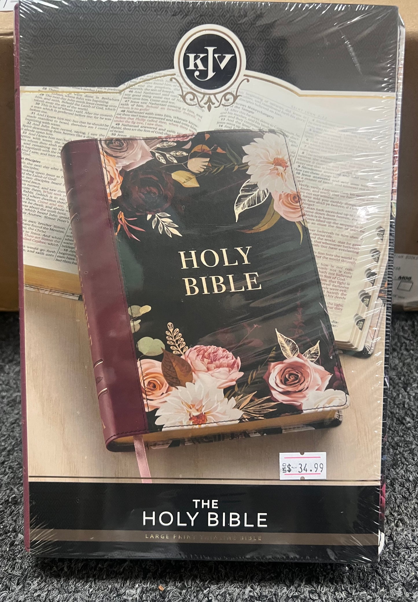 The Holy Bible -KJV Large print thin line