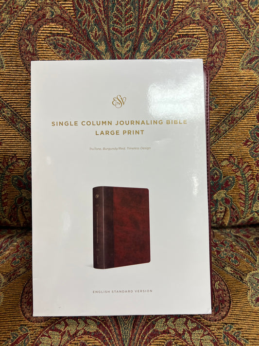 Single Column Journaling Bible - Large Print ESV