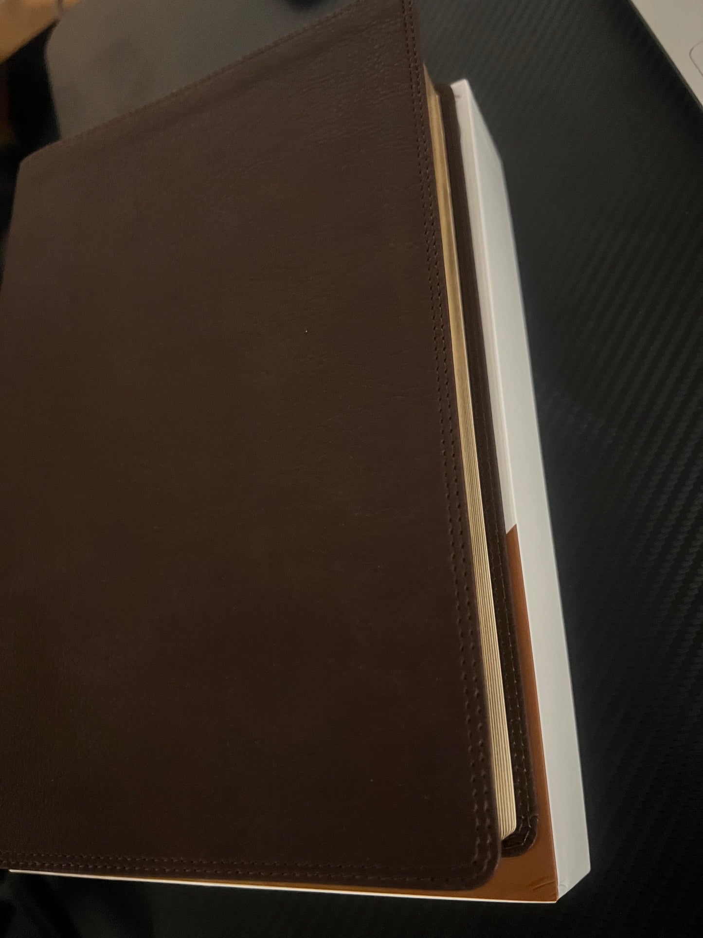 Biblia Mi Legado RV60, Cafe de piel