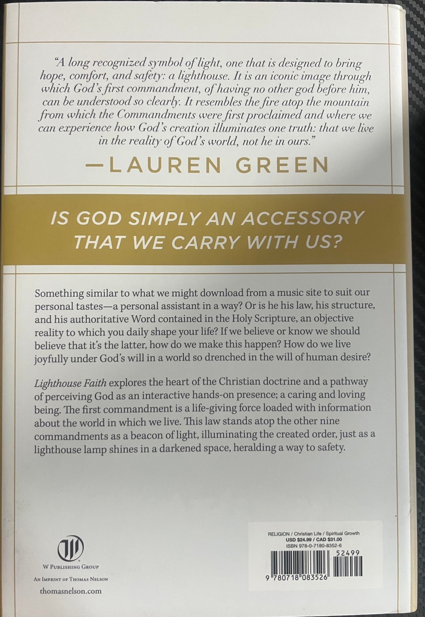Ligthhouse Faith God as Living Reality in a World Immersed in Fog by Lauren Green
