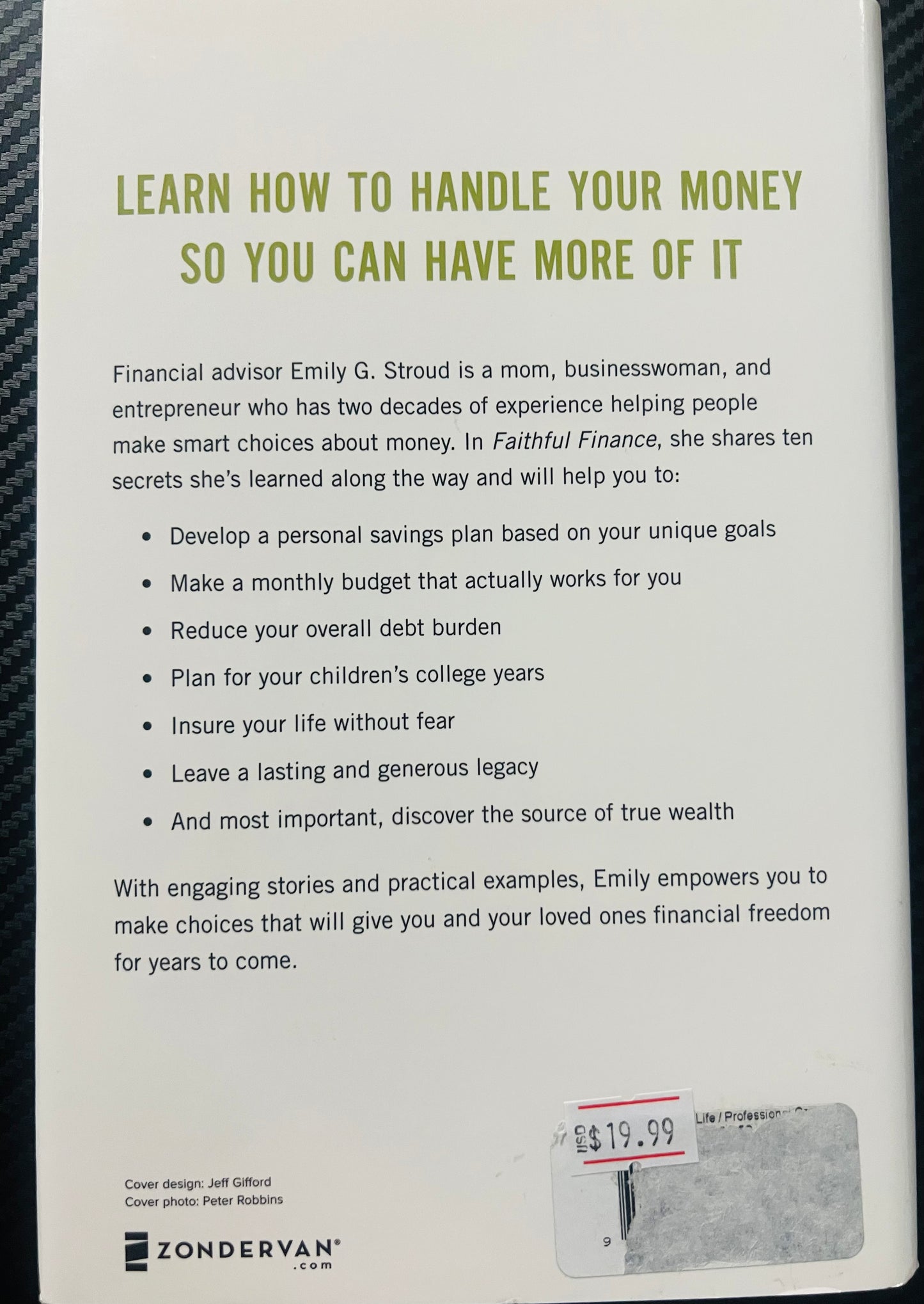 10 Secrets to move from fearful insecurity to confident control by Emily G. Stroud.